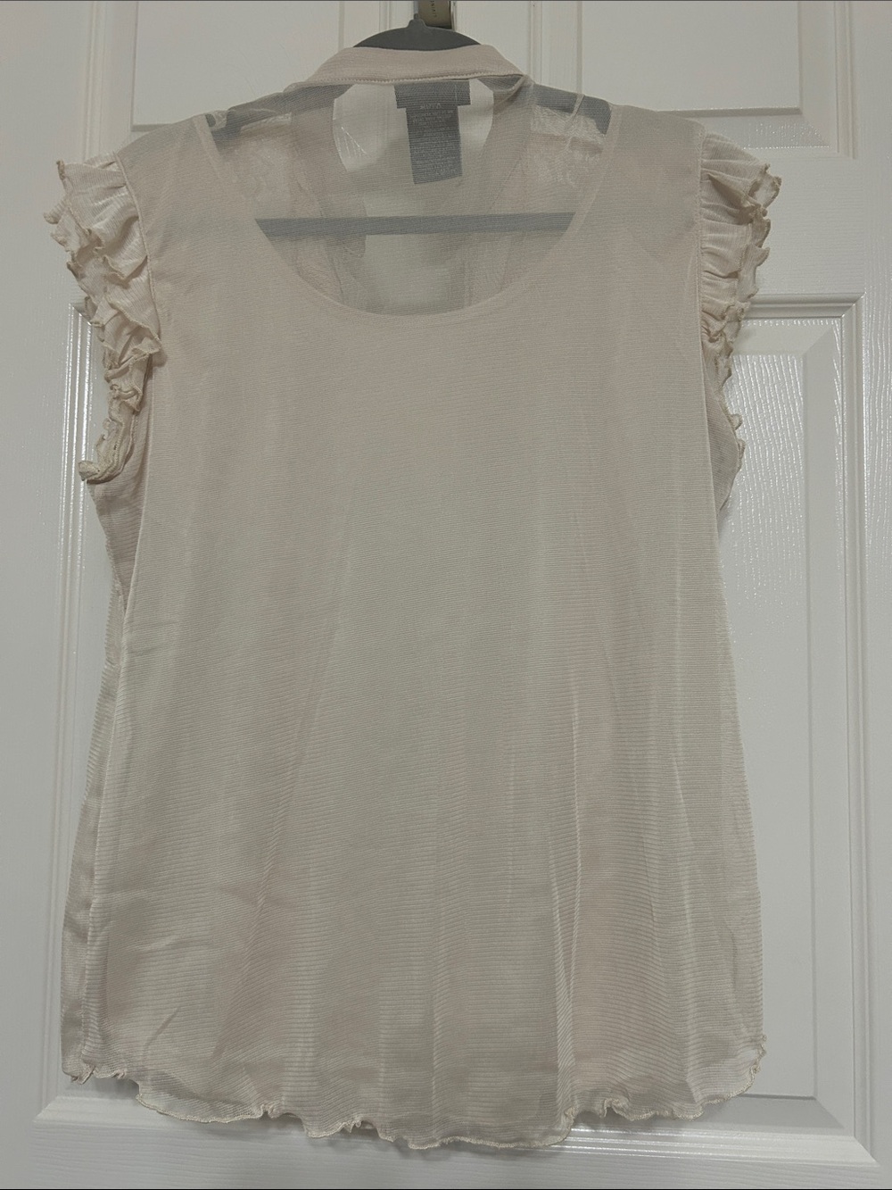 Metaphor Lace Ruched Dreamy Romantic Top Date Night Vibes Soft Feminine Y2K XL - Picture 8 of 9
